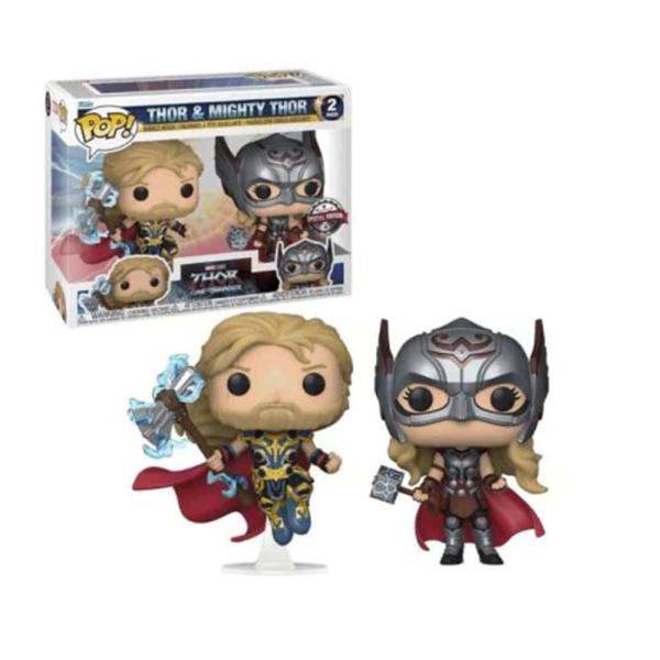 Funko Pop! Thor & Mighty Thor - Marvel Thor & Mighty Thor Pack 2 — Recondicionado