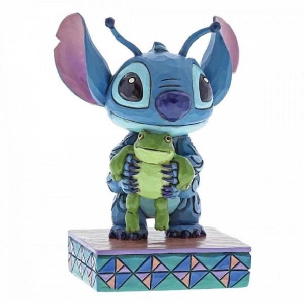 Figura Enesco! Stitch with Frog - Disney — Recondicionado