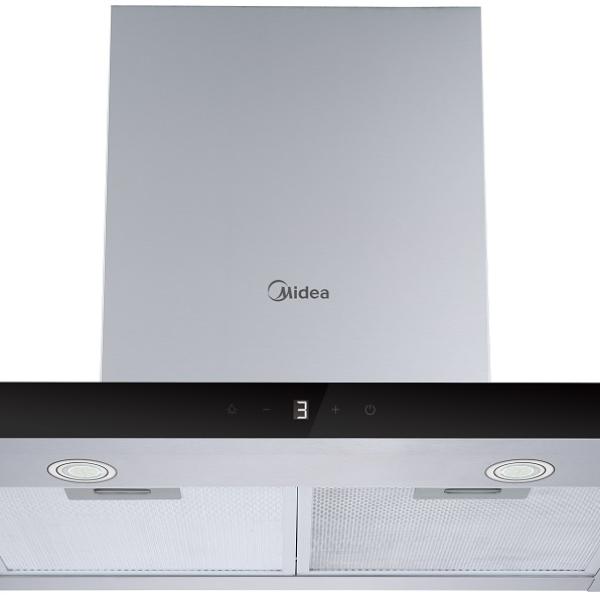 Exaustor Chaminé MH60B4300B - ES 800m³/h (Inox/Preto) - MIDEA
