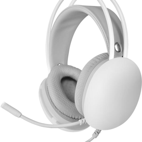 Auscultadores Headset MH - GLOW Full Chroma 360 RGB (Branco) - MARS GAMING