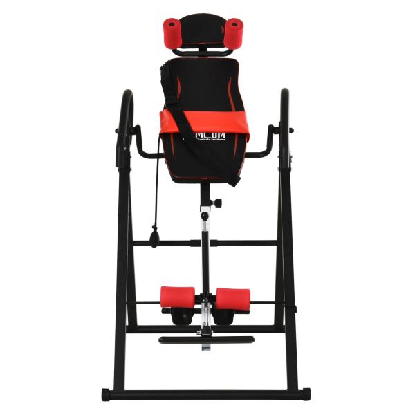 Mesa de Inversão Dobrável com Cintura Acolchoada e Cinto de Segurança Carga Máxima 150 kg