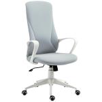 Cadeira de Escritório Ergonómica com Altura Ajustável Função de Inclinação e Encosto Alto 62x56x110 - 119,5 cm Cinza
