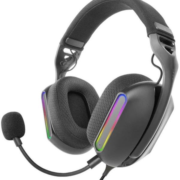 Auscultadores Headset Gaming MH - PRO c/ Fios USB - A (Preto) - MARS GAMING