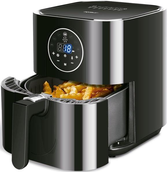 Fritadeira Eléctrica s/ Óleo Mini Cube 1500W 3,5L (Preto)