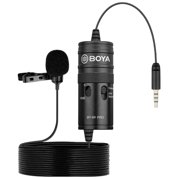 Microfone de Lapela Universal (Preto) - BOYA