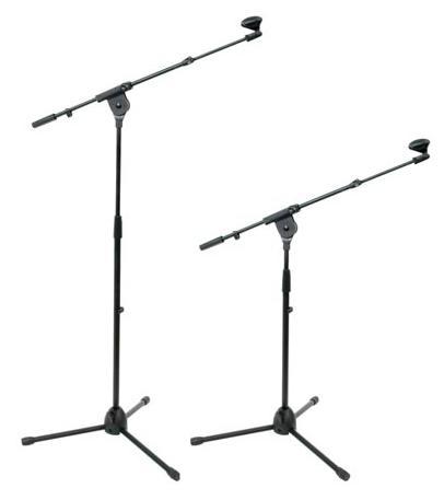 Tripé de Microfone Profissional (Preto) - HQ POWER