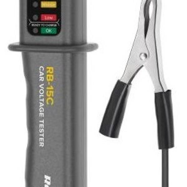 Testador de Baterias e Alternador 12V c/ LEDs - REBEL RB - 15C