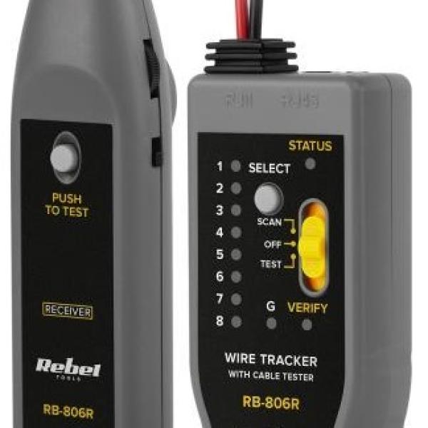 Testador de Redes (Cabos, Continuidades) c/ Gerador de Tons - REBEL RB - 806R