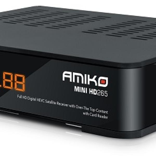 Receptor Satélite Mini Full HD Ethernet - AMIKO