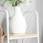 Suporte para Cabides com 4 Prateleiras de Armazenamento e Barra de Pendurar Estilo Industrial 101x39x160cm Madeira e Branco