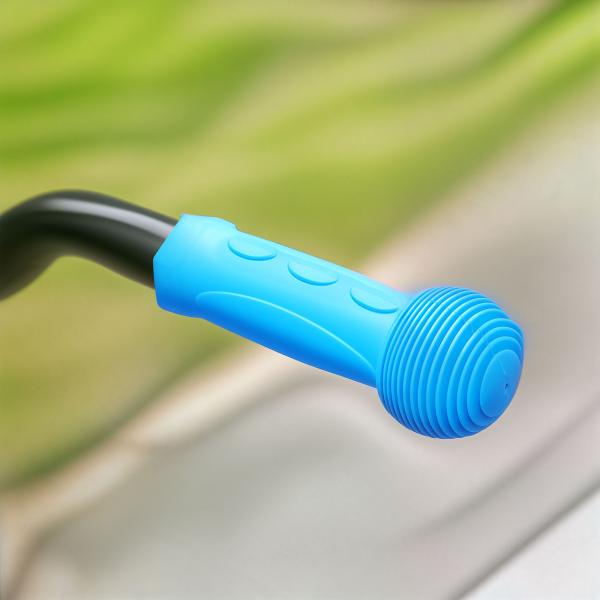 Trotinete Elétrica Dobrável para Crianças 120 W Autonomia 6 km e Máximo 10 km/h com Travão Luzes LED 74x52x83 - 87 cm Azul