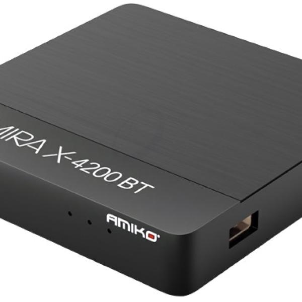 Receptor IPTV Linux Mira X HiS - 4200 BT SE 1GB/8GB 5G VPN 4K Bluetooth - AMIKO