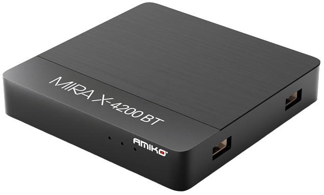 Receptor IPTV Linux Mira X HiS - 4200 BT SE 1GB/8GB 5G VPN 4K Bluetooth - AMIKO