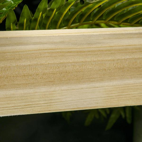 Floreira de 3 Níveis com Treliça Hortal Vertical com Tecido não Tecido para Cultivos de Verduras Flores 95x95x110 cm Madeira