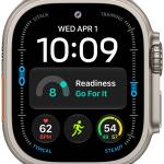 Apple Watch Ultra 4 GPS + Cellular 49mm Titânio Natural c/ Bracelete Loop Milanesa Titânio L