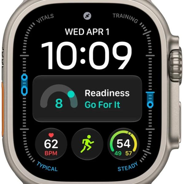 Apple Watch Ultra 4 GPS + Cellular 49mm Titânio Natural c/ Bracelete Loop Alpine Deserto S