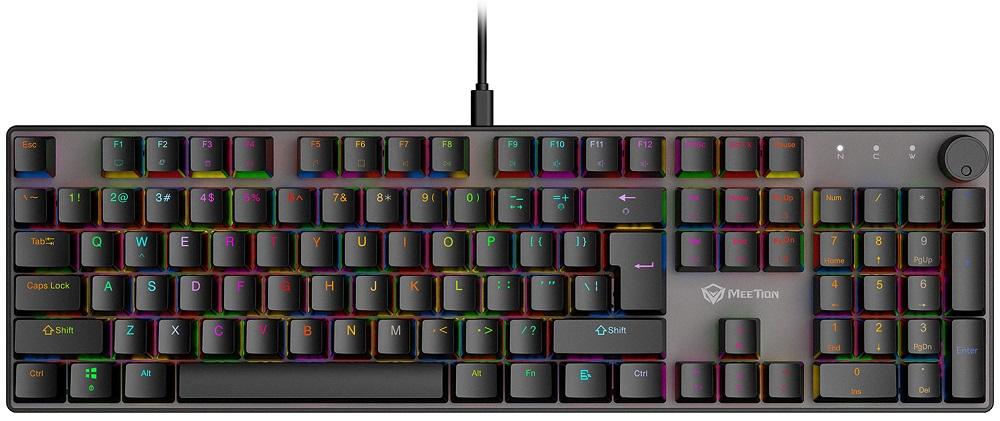 Teclado Mecânico MK009Pro Red Switch Hot - Swap PT - MEETION