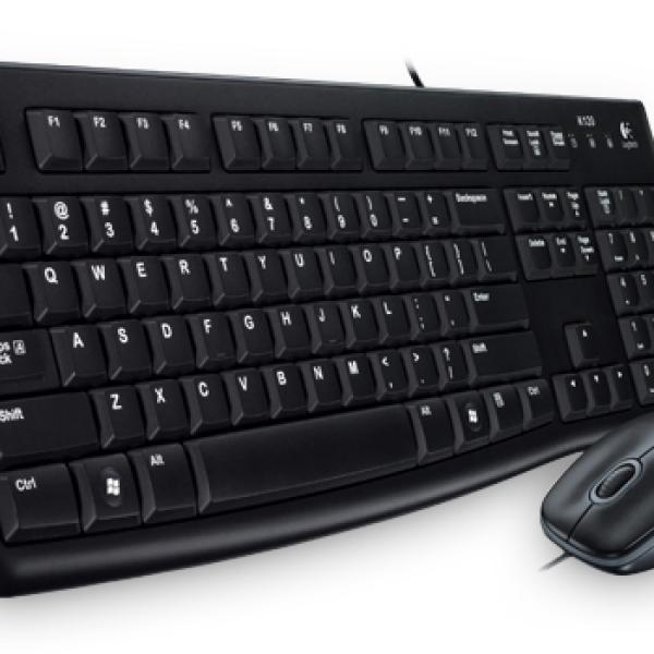 Pack Teclado + Rato Desktop PT MK120 USB (Preto) - LOGITECH
