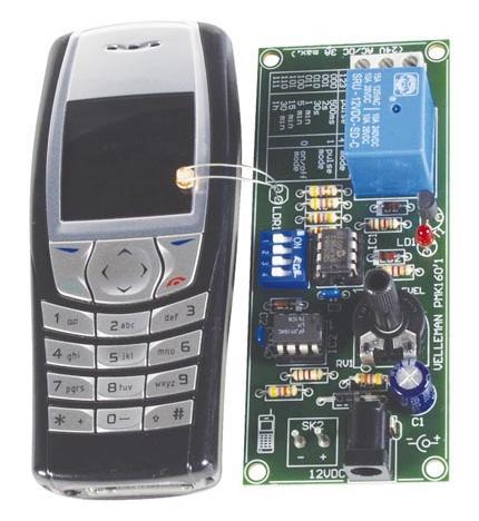Kit Interruptor Accionado ao Detectar o Sinal do Telemóvel
