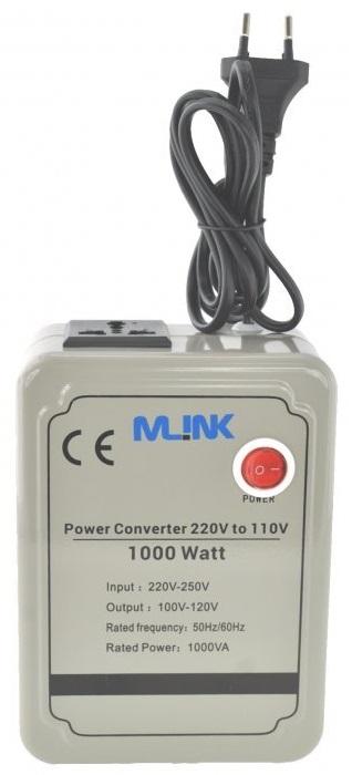 Conversor 220V - 110V 1000W - MLINK