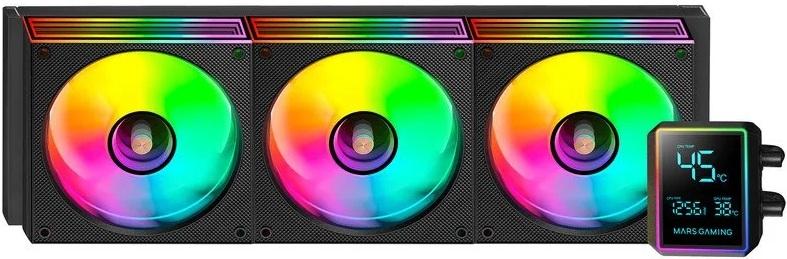 Water Cooler CPU ML - LCDPRO360 ARGB 120mm (Preto) - MARS GAMING