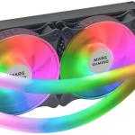 Water Cooler CPU MLULTRA240 ARGB Infinity Mirror 240mm (Preto) - MARS - GAMING