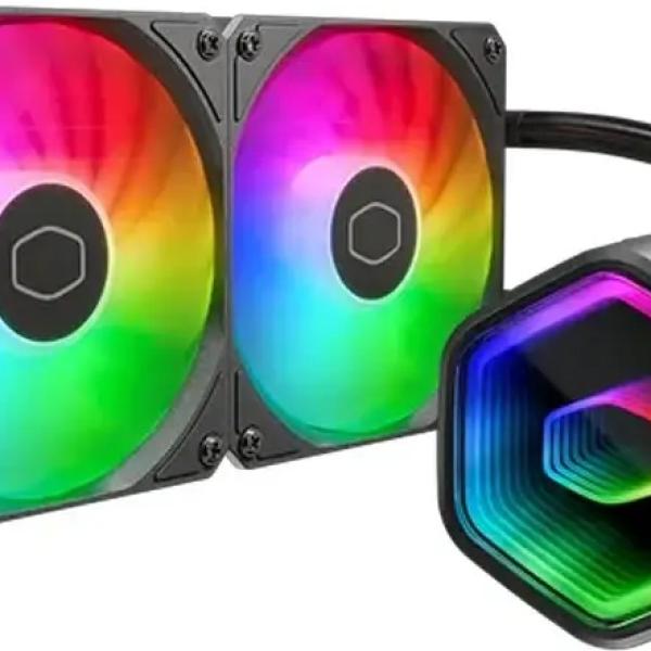 Water Cooler CPU MasterLiquid 240 Core II 240mm ARGB (Preto) - COOLER MASTER
