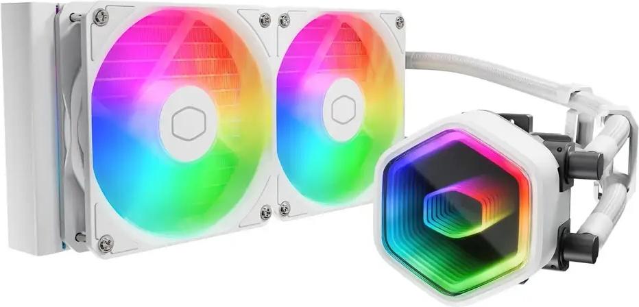 Water Cooler CPU MasterLiquid 240 Core II 240mm ARGB (Branco) - COOLER MASTER