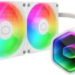 Water Cooler CPU MasterLiquid 240 Core II 240mm ARGB (Branco) - COOLER MASTER