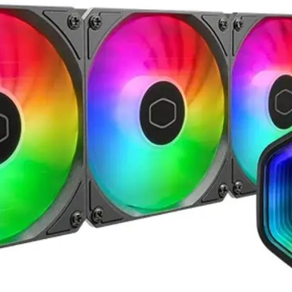 Water Cooler CPU MasterLiquid 360 Core II 360mm ARGB (Preto) - COOLER MASTER