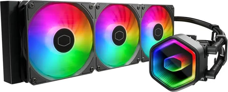 Water Cooler CPU MasterLiquid 360 Core II 360mm ARGB (Preto) - COOLER MASTER