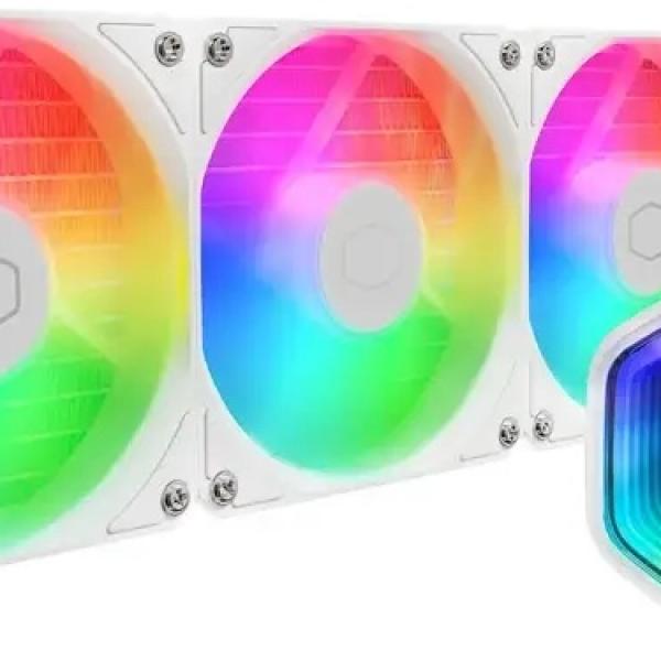Water Cooler CPU MasterLiquid 360 Core II 360mm ARGB (Branco) - COOLER MASTER