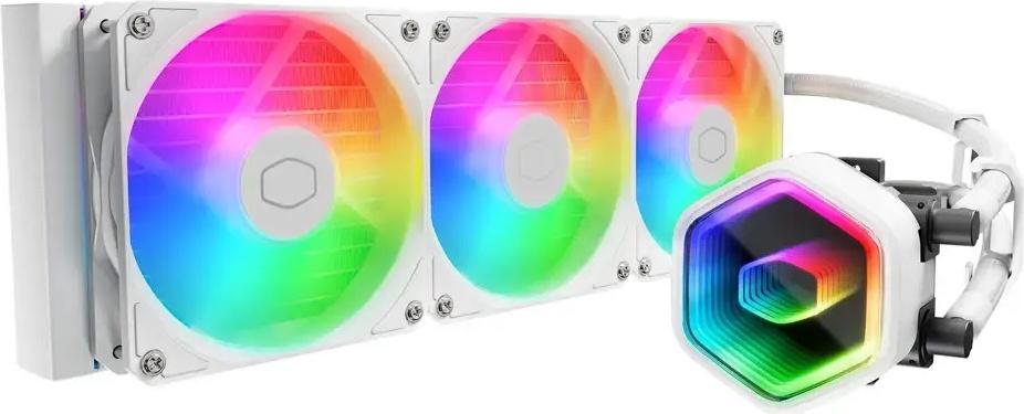Water Cooler CPU MasterLiquid 360 Core II 360mm ARGB (Branco) - COOLER MASTER