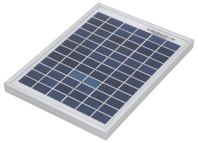 Painel Fotovoltaico Policristalino 5W / 18,2V