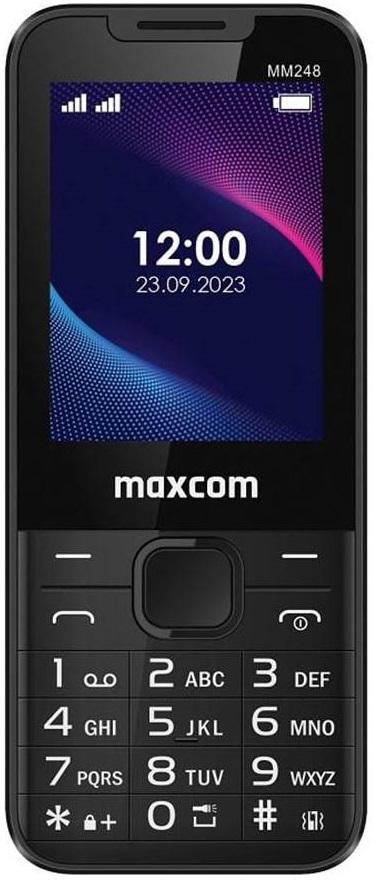Telemóvel 2.4 MM248 4G Dual SIM (Preto) - MAXCOM