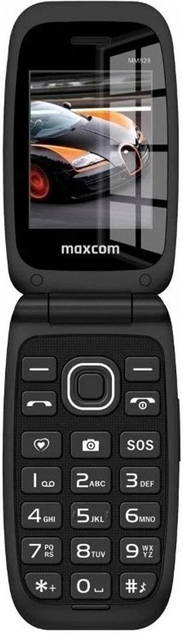 Telemóvel 2.4 MM828BK 4G Dual SIM c/ Botão SOS (Preto) - MAXCOM