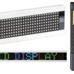 Placa Mensagens Multicolor (RGB) c/ Comando - 7 x 80 LEDs
