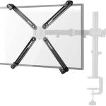 Kit Adaptador p/ Suporte de Monitor 13 - 27 Máx. 8Kg (Preto) - NEDIS