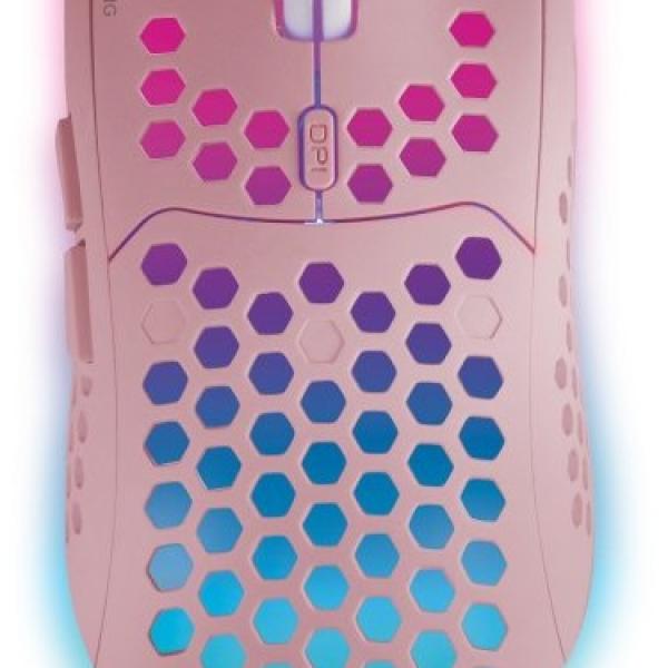 Rato Óptico MMW3 RGB Wireless 3200DPI (Rosa) - MARS - GAMING