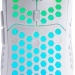 Rato Óptico Wireless MMW3W RGB 3200DPI (Branco) - MARS - GAMING