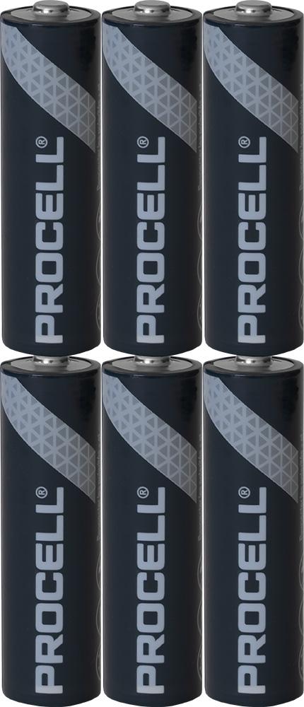 Pack 6x Pilhas Industriais Alcalinas 1,5V LR6 AA - PROCELL