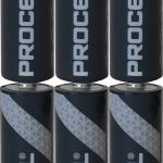 Pack 6x Pilhas Industriais Alcalinas 1,5V LR6 AA - PROCELL