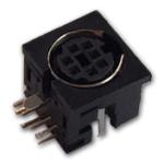 Ficha Mini DIN 7 Pinos Femea p/ C.I.