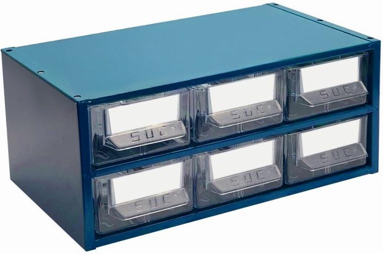 Modulo de 6 Gavetas p/ Arrumo de Componentes (RECONDICIONADO) - SUC