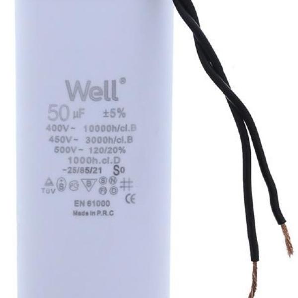 Condensador 50uF c/ Fios