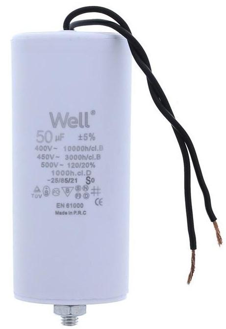 Condensador 50uF c/ Fios