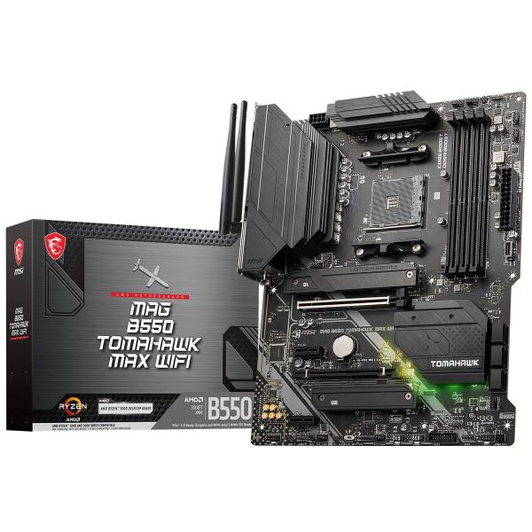 Motherboard MSI MAG B550 Tomahawk MAX WIFI ATX 4xDDR4 Socket AM4
