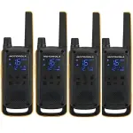 Intercomunicadores Walkie Talkies TLKR T82 Extreme Quad Pack (16 Canais, 10Km) - MOTOROLA