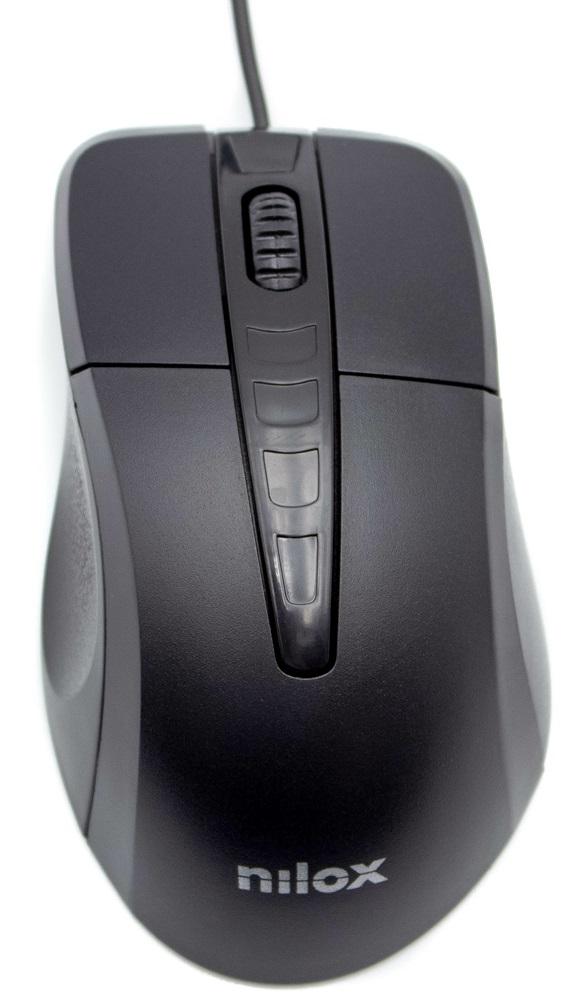 Rato Ótico USB 1000DPI (Preto) - NILOX