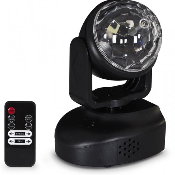 Moving Head LED RGBWAP 6x 1W - FONESTAR